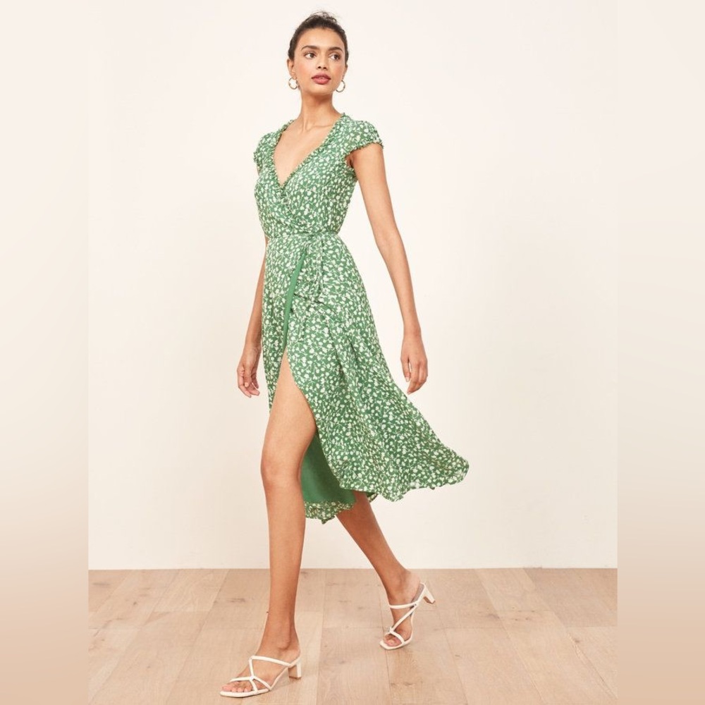 Reformation Gwyneth Wrap Dress